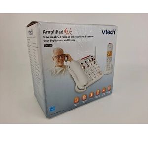 VTech SN5147 Amplified Corded/Cordless 90dB Senior Phone System, Open Box